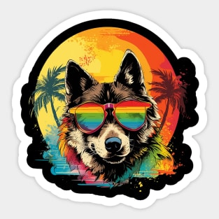 cool wolf Sticker